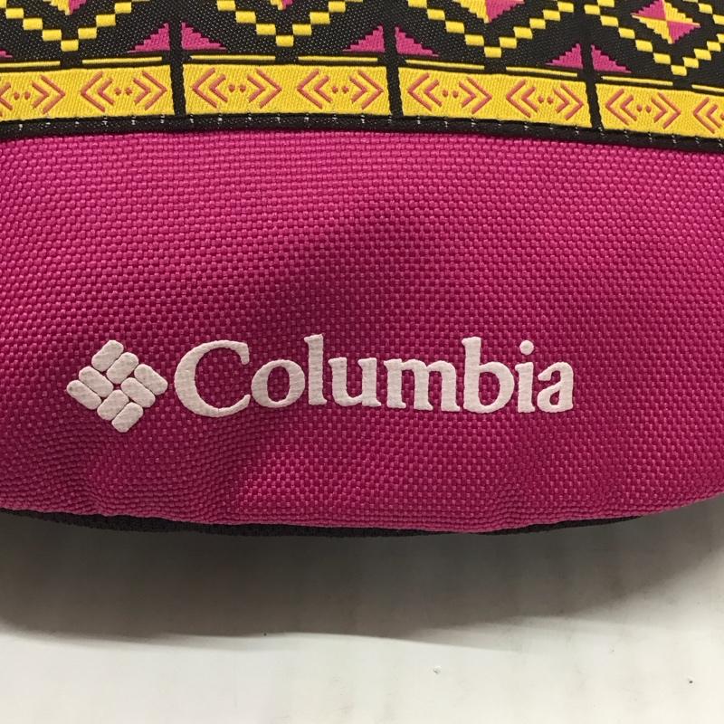 コロンビア Columbia ウエストバッグ ウエストバッグ PU7060 エポーレット ヒップバッグ ロゴ、文字 橙 / オレンジ / X 桃 / ピンク /  レディース USED 古着 中古 10115849
