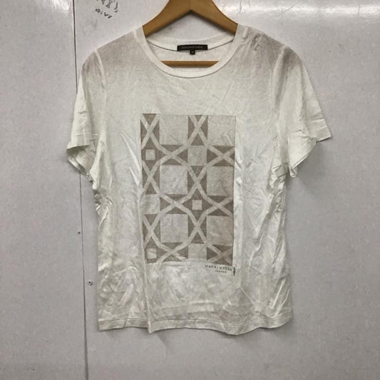 マッキントッシュ Mackintosh Tシャツ 半袖 46 プリント 白 / ホワイト /  レディース USED 古着 中古 10129857