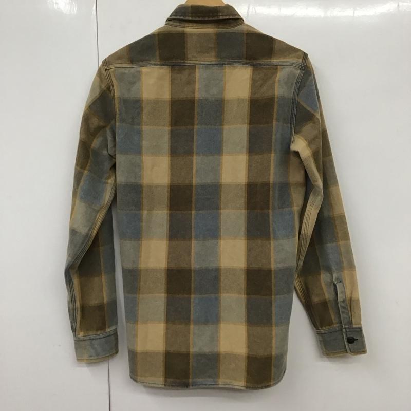 ヒューストン HOUSTON シャツ、ブラウス 長袖 M チェック マルチカラー / マルチカラー /  メンズ USED 古着 中古 10129997