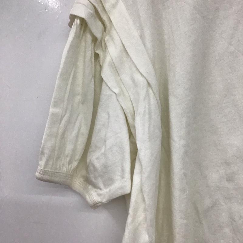 ニコアンド niko and... カットソー 半袖 半袖カットソー 無地Tシャツ ワイドネックカットソー 無地 白 / ホワイト /  レディース USED 古着 中古 10147641
