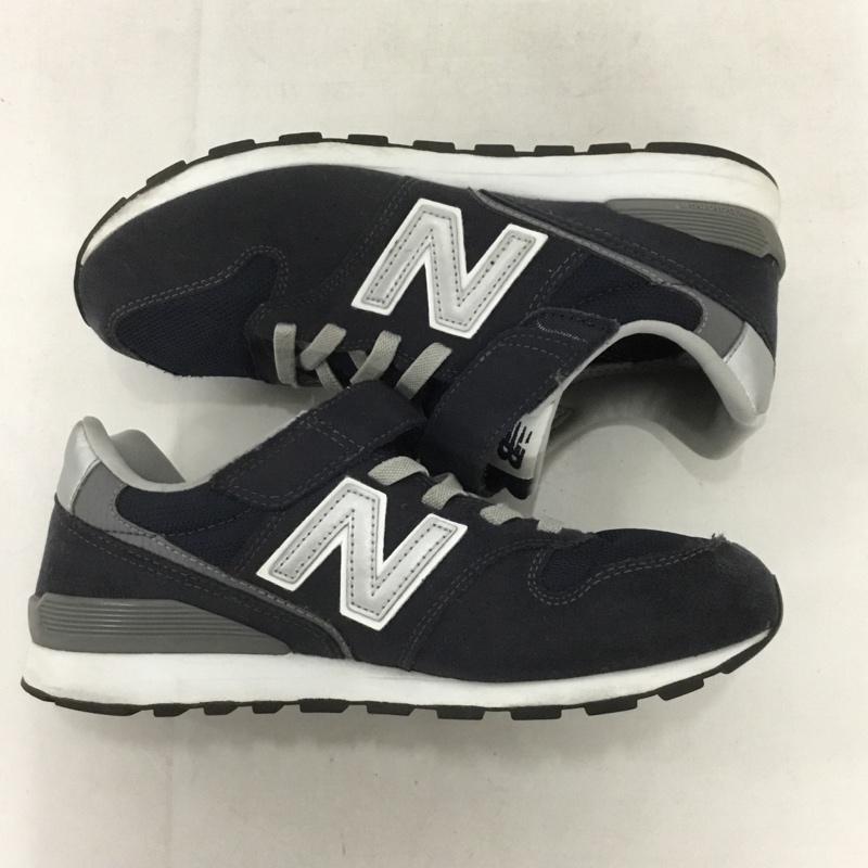 ニューバランス New Balance スニーカー スニーカー YV996CNV キッズシューズ ジュニアシューズ 24cm 24.0cm ロゴ、文字 紺 / ネイビー /  レディース USED 古着 中古 10133905