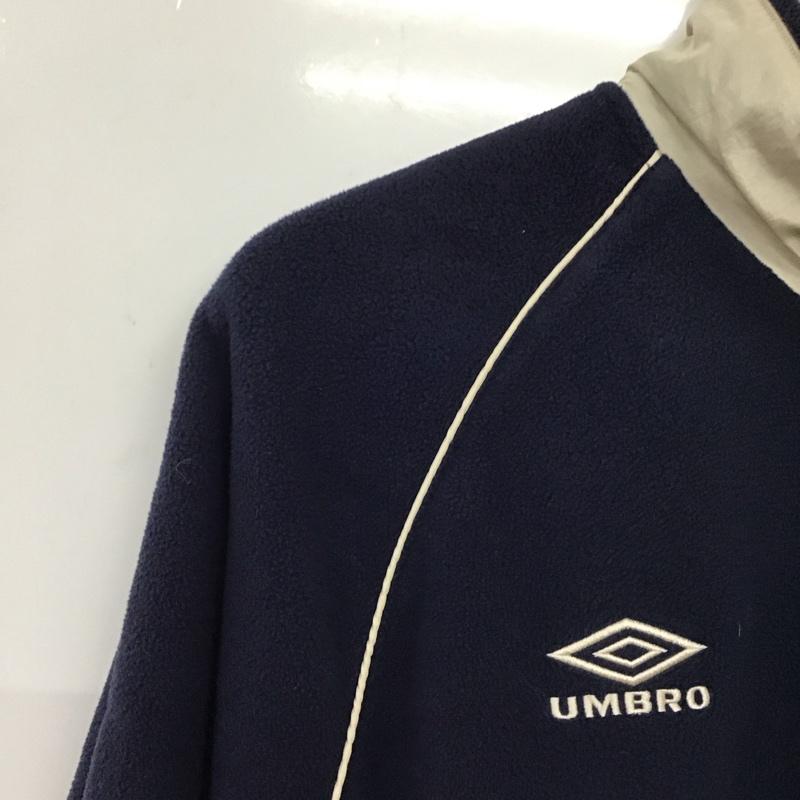 アンブロ UMBRO ジャケット、上着 ジャケット、ブレザー grand collection Fleece Pullover with Piping Jacket L 無地 紺 / ネイビー /  メンズ USED 古着 中古 10137493