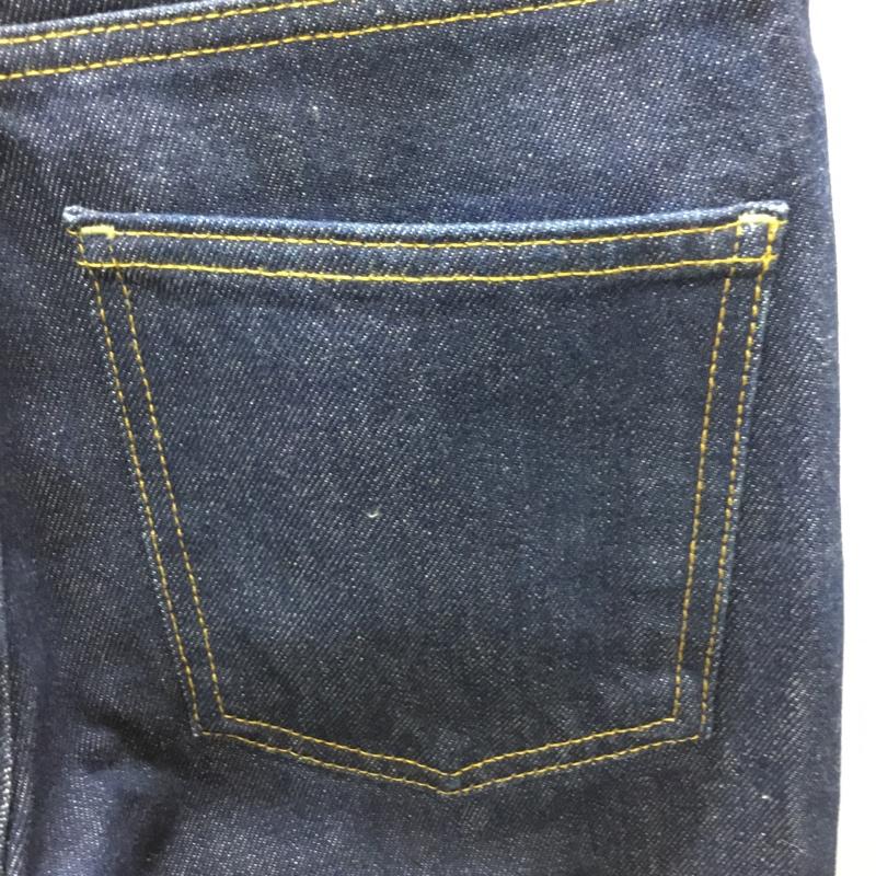 ザラ ZARA パンツ デニム、ジーンズ デニムパンツ ストレートパンツ ワイドパンツ カジュアルパンツ 36 無地 インディゴ / インディゴ /  メンズ USED 古着 中古 10112475