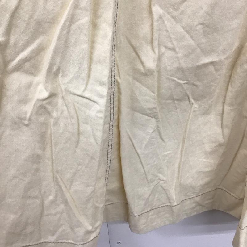 ニコアンド niko and... スカート ロングスカート L 無地 アイボリー / アイボリー /  レディース USED 古着 中古 10129719