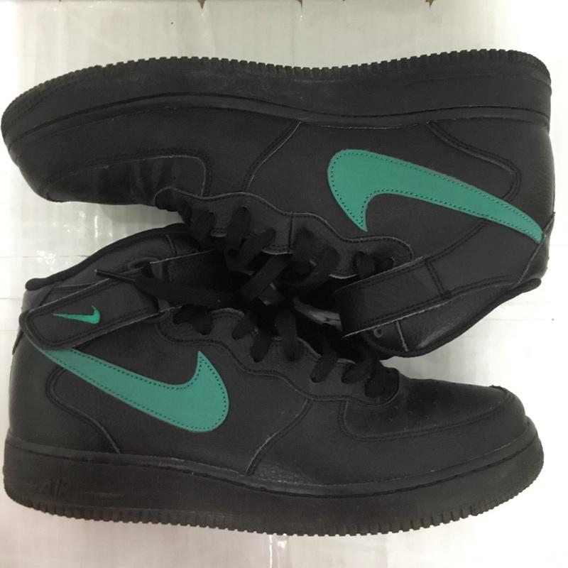 ナイキ NIKE スニーカー スニーカー 315123-045 AIR FORCE 1 MID 07 29cm 29.0cm ロゴ、文字 黒 / ブラック / X 緑 / グリーン /  メンズ USED 古着 中古 10124212