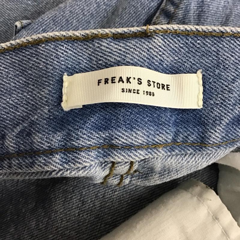 フリークスストア FREAK S STORE パンツ デニム、ジーンズ デニムパンツ ストレートパンツ ワイドパンツ カジュアルパンツ M 無地 インディゴ / インディゴ /  レディース USED 古着 中古 10114448