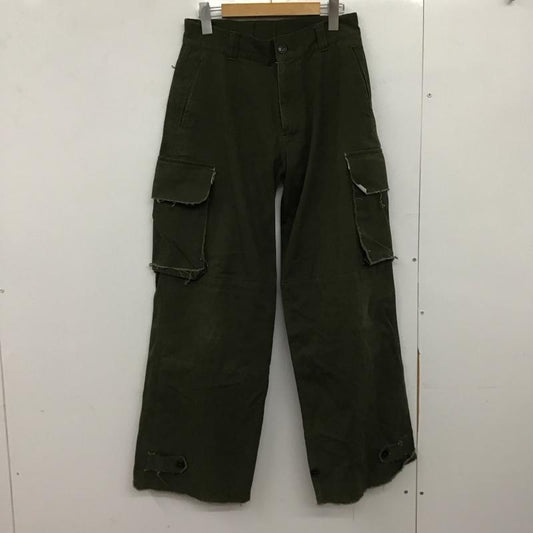 ソエルテ soerte パンツ ワークパンツ、ペインターパンツ sogrg0122004 ワイドストレート ミリタリー カーゴパンツ 2 無地 カーキ / カーキ /  メンズ USED 古着 中古 10147883