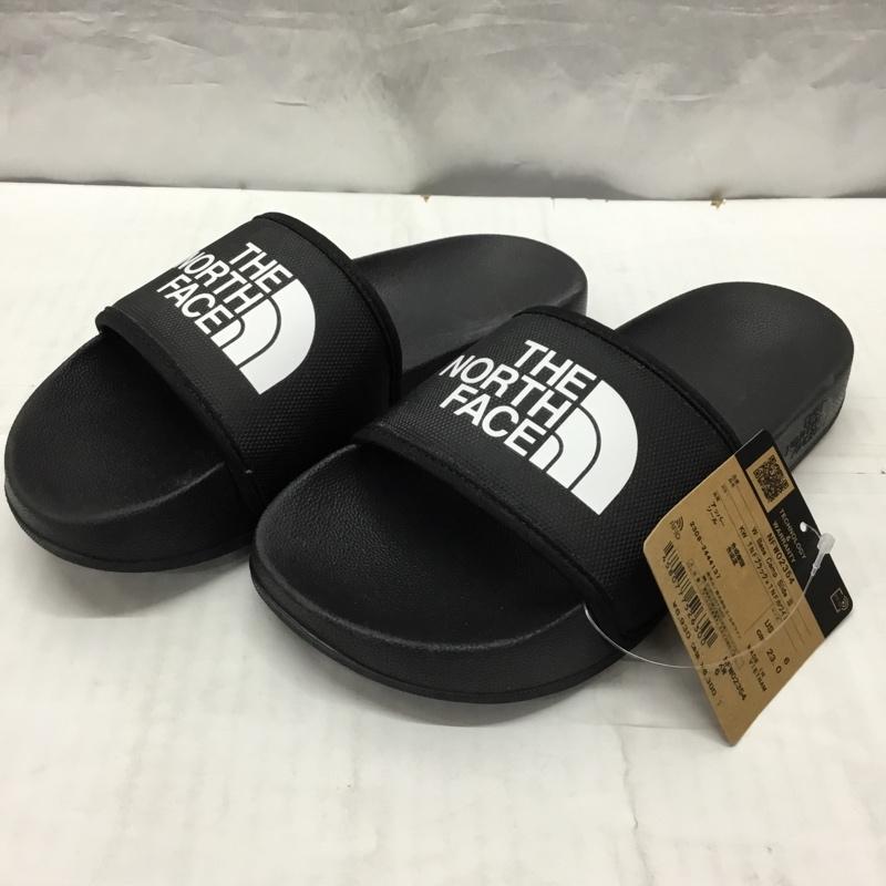 ザノースフェイス THE NORTH FACE サンダル サンダル NFW02354 WOMENS BASE CAMP SLIDE 3 23cm タグ付き 23.0cm ロゴ、文字 黒 / ブラック /  レディース USED 古着 中古 10121825