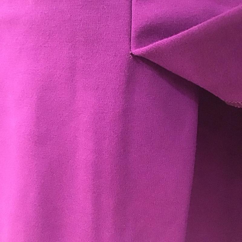 ミラオーウェン Mila Owen スカート ひざ丈スカート タイトスカート ひざ丈 バックスリット 0 無地 紫 / パープル /  レディース USED 古着 中古 10142464