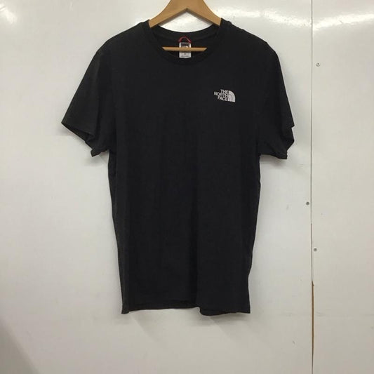 ザノースフェイス THE NORTH FACE Tシャツ 半袖 半袖カットソー プリントTシャツ クルーネックカットソー M ロゴ、文字 黒 / ブラック /  メンズ USED 古着 中古 10145692