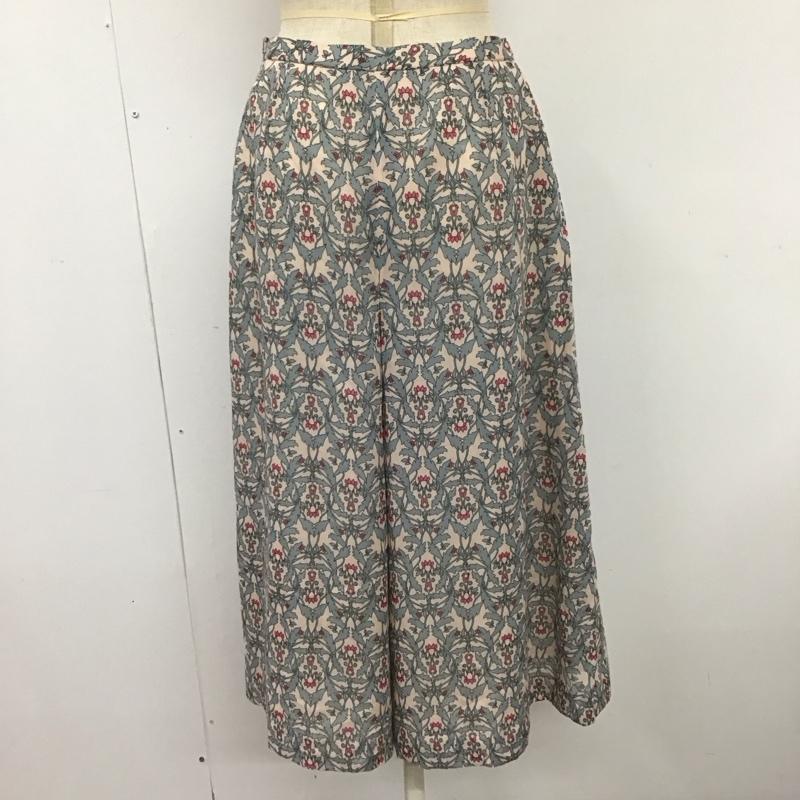 レリアン LEILIAN パンツ ショートパンツ 5分丈パンツ フレアパンツ 総柄プリントパンツ S プリント マルチカラー / マルチカラー /  レディース USED 古着 中古 10119473