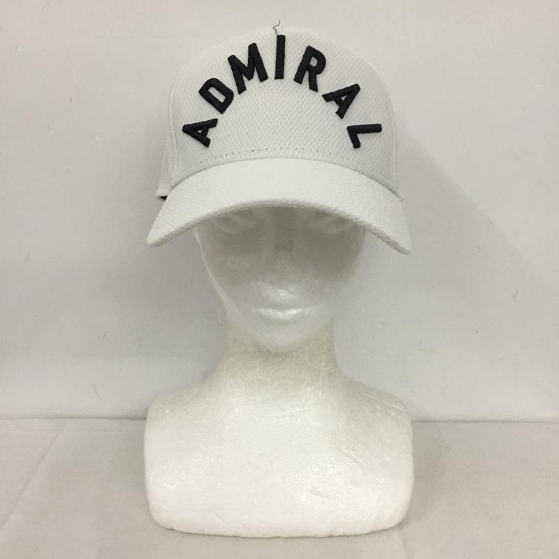ニューエラ NEW ERA 帽子 キャップ ADMIRAL アーチロゴ 刺繍 白 / ホワイト /  メンズ USED 古着 中古 10140493