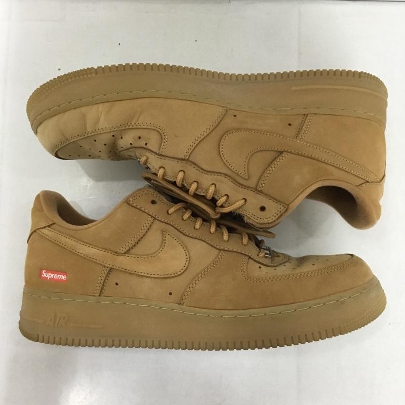 ナイキ NIKE スニーカー スニーカー DN1555-200 AIR FORCE 1 LOW W SUPREME 21AW 21FW 28.5cm 箱有 28.5cm ロゴ、文字 キャメル / キャメル /  メンズ USED 古着 中古 10143965