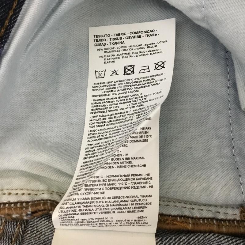 アルマーニエクスチェンジ ARMANI EXCHANGE パンツ デニム、ジーンズ デニムパンツ ストレートパンツ ワイドパンツ カジュアルパンツ 36 無地 インディゴ / インディゴ /  メンズ USED 古着 中古 10120474