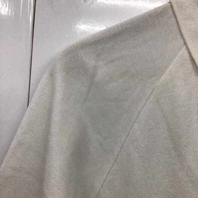 スタンダード カリフォルニア STANDARD CALIFORNIA ポロシャツ 半袖 L 無地 白 / ホワイト /  メンズ USED 古着 中古 10131060