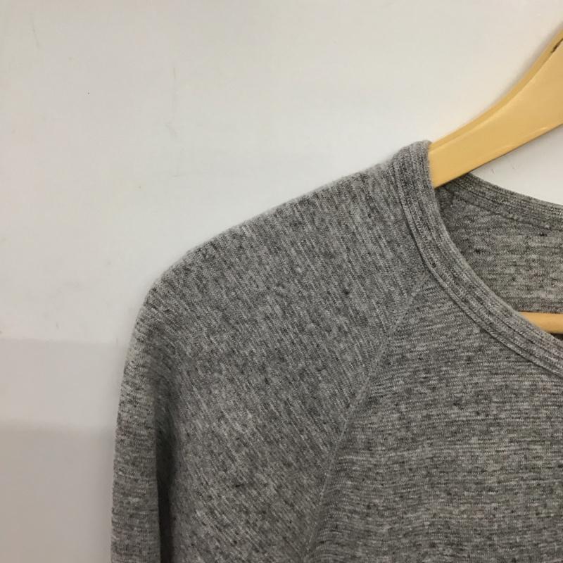 ハリウッドランチマーケット H.R MARKET カットソー 長袖 長袖カットソー 無地カットソー クルーネック ラグラン 3 無地 灰 / グレー /  メンズ USED 古着 中古 10147594