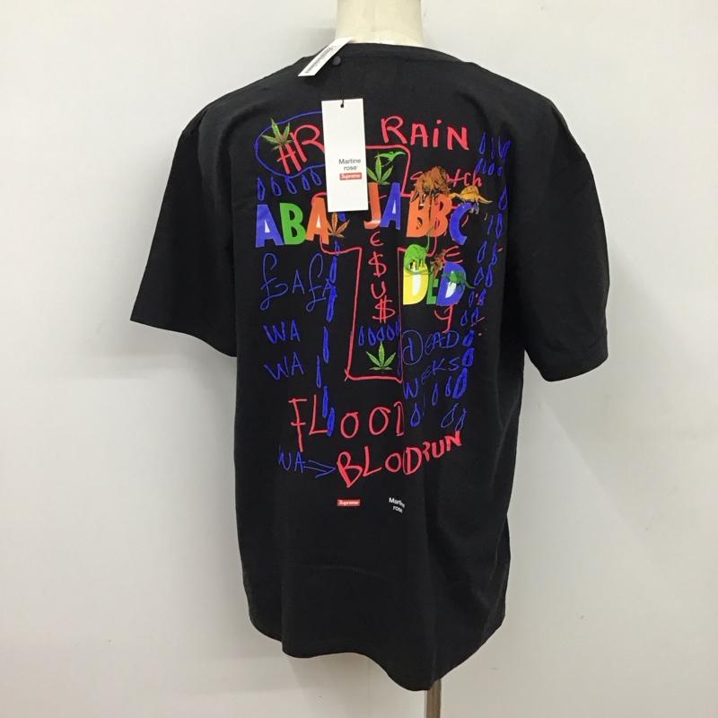 シュプリーム Supreme Tシャツ 半袖 Martine Rose Lee Scratch Perry Tee L プリント 黒 / ブラック /  メンズ USED 古着 中古 10121220