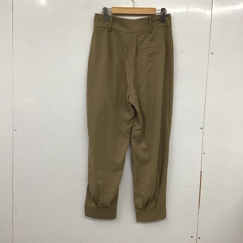 ザラ ZARA パンツ スラックス 1608/035/704 M 無地 茶 / ブラウン /  レディース USED 古着 中古 10134676