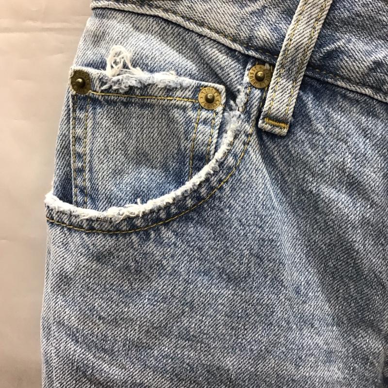 アズールバイマウジー AZUL BY MOUSSY パンツ デニム、ジーンズ 250BSJ11-233J ハイウエストワイドデニム 無地 水色 / ライトブルー /  レディース USED 古着 中古 10123428