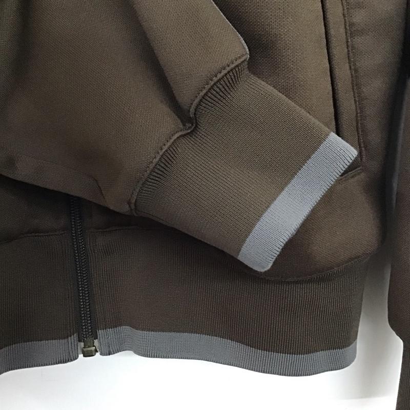 コロンビア Columbia ジャケット、上着 ジャケット、ブレザー ジップアップジャケット アウター ジャージ スタンドネック S ロゴ、文字 茶 / ブラウン /  メンズ USED 古着 中古 10136587