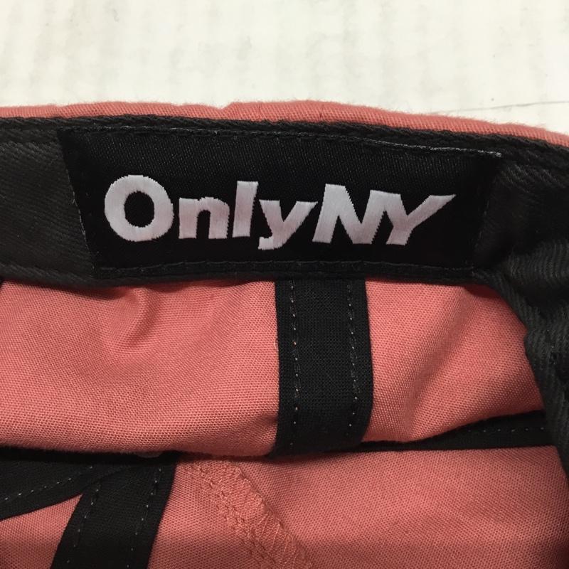 オンリーニューヨーク ONLY NY 帽子 キャップ ロゴ、文字 桃 / ピンク /  メンズ USED 古着 中古 10122327