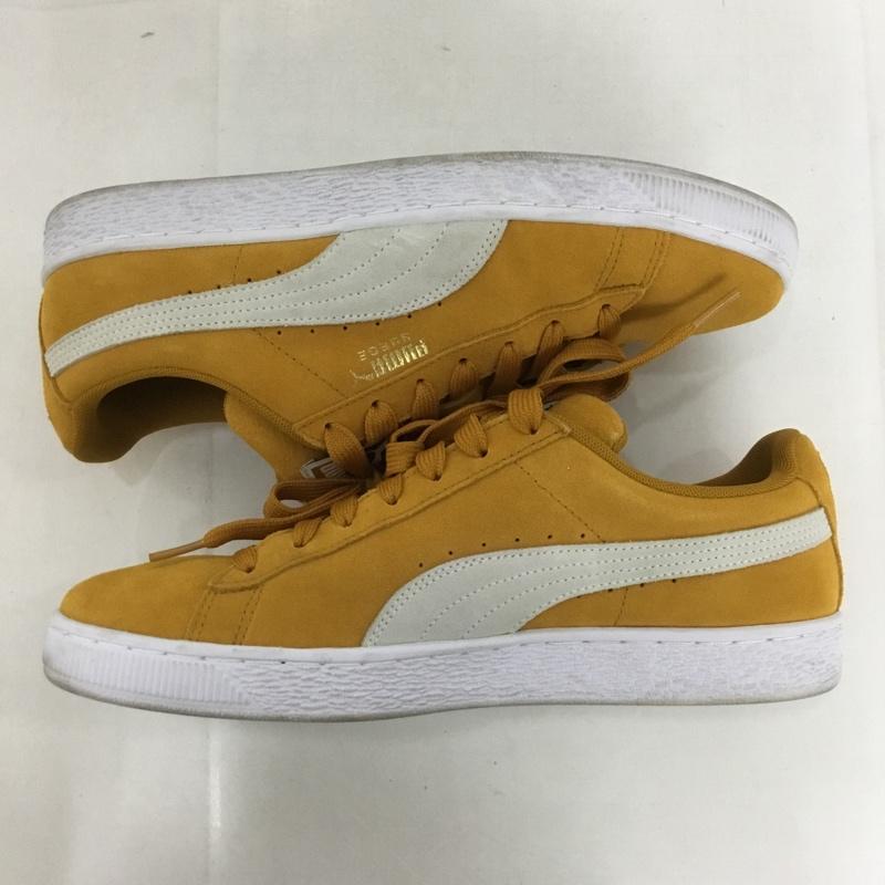 プーマ PUMA スニーカー スニーカー 36534731 SUEDE CLASSIC 27.5cm 箱有 27.5cm ロゴ、文字 マスタード / マスタード /  メンズ USED 古着 中古 10128891