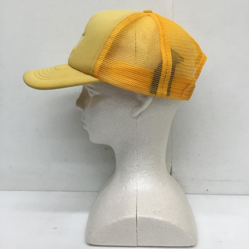 ステューシー STUSSY 帽子 キャップ FREE ロゴ、文字 黄 / イエロー /  メンズ USED 古着 中古 10124389