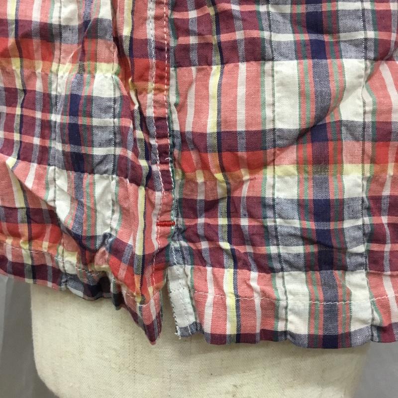 バラクータ BARACUTA シャツ、ブラウス 半袖 ZBP443 タグ付き ハーフボタン XL チェック マルチカラー / マルチカラー /  メンズ USED 古着 中古 10111340