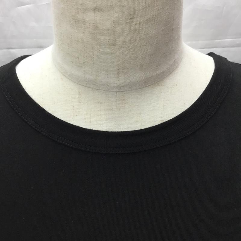 モンクレール MONCLER カットソー 長袖 長袖カットソー クルーネックカットソー ロングスリーブカットソー プリントTシャツ プリント 黒 / ブラック /  メンズ USED 古着 中古 10111923