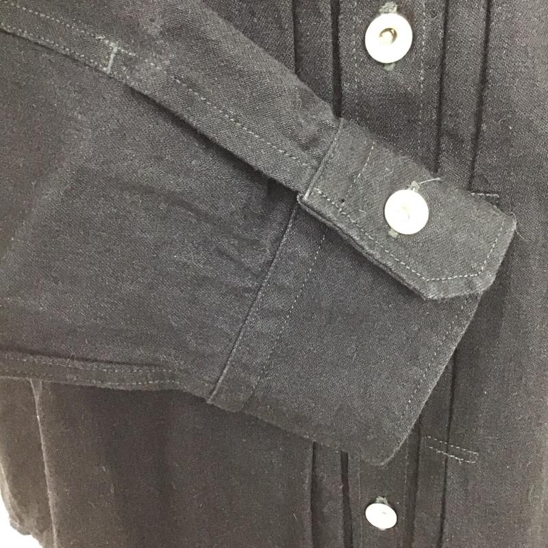 エフオービーファクトリー FOB FACTORY ジャケット、上着 ジャケット、ブレザー F3484 セルヴィッチデニムコールマイナーシャツ 長袖シャツジャケット カラージャケット 3 無地 黒 / ブラック /  メンズ USED 古着 中古 10107127