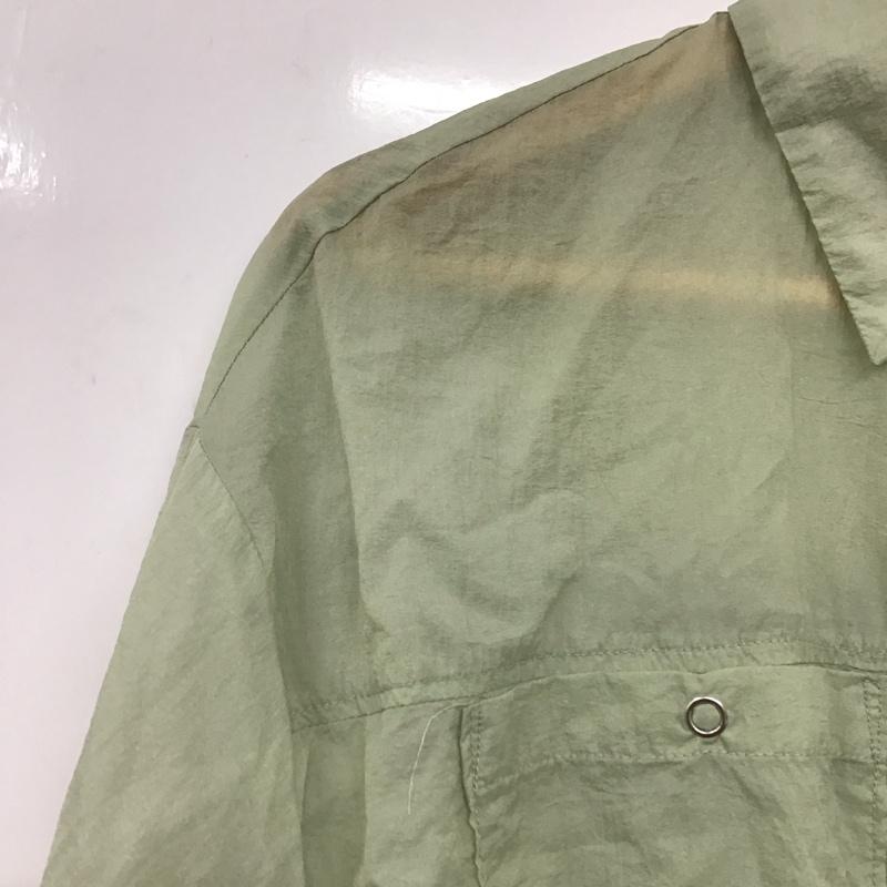 アーバンリサーチ URBAN RESEARCH シャツ、ブラウス 長袖 シアーシャツ FREE 無地 薄緑 / ライトグリーン /  レディース USED 古着 中古 10146780
