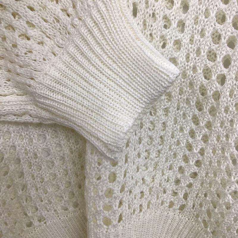ザラ ZARA ポロシャツ 七分袖 FREE 無地 白 / ホワイト /  レディース USED 古着 中古 10133802