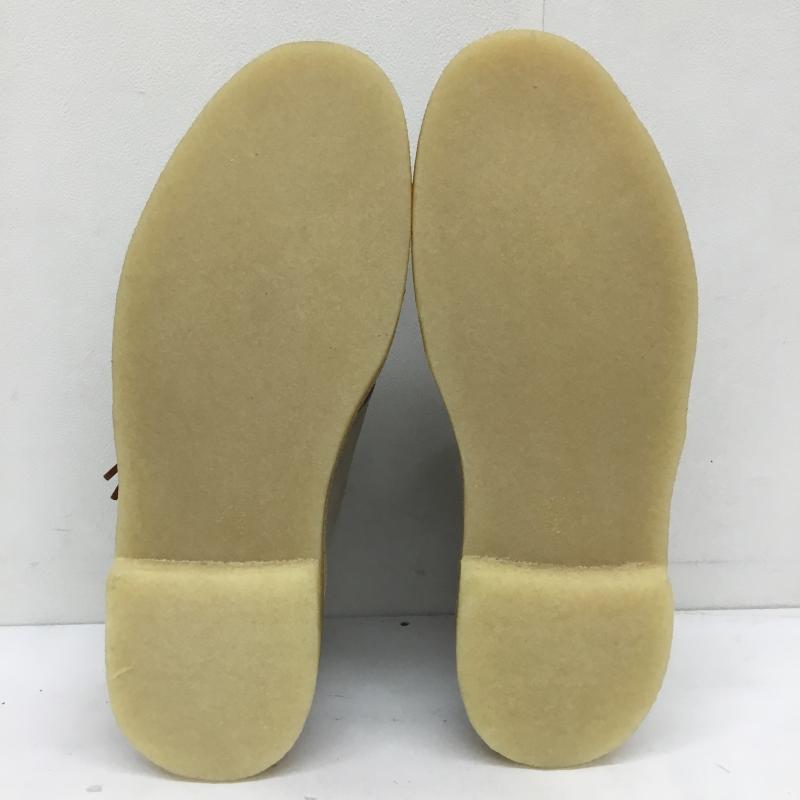 クラークス Clarks ブーツ ショートブーツ デザートブーツ 28.5cm 無地 ベージュ / ベージュ /  メンズ USED 古着 中古 10119080