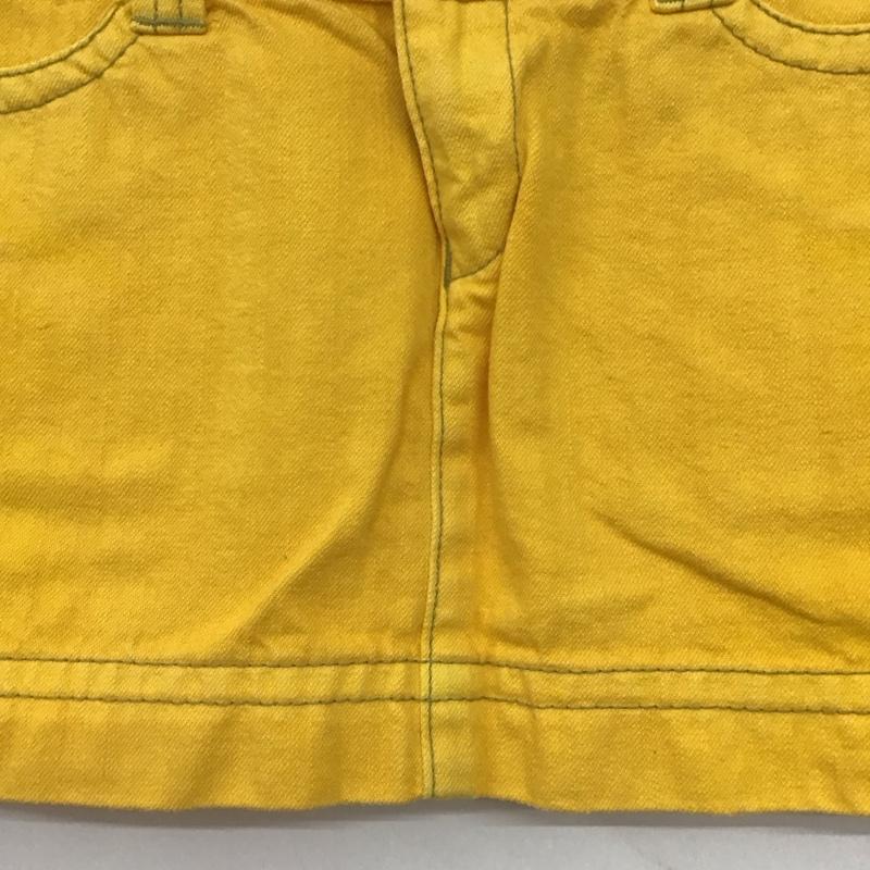 トミーガール tommy girl スカート ミニスカート S 無地 黄 / イエロー /  レディース USED 古着 中古 10146290