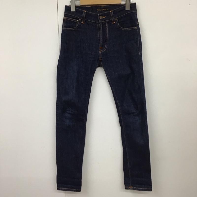ヌーディージーンズ Nudie Jeans パンツ デニム、ジーンズ デニムパンツ スリムパンツ ジーンズ カジュアルパンツ ストレッチパンツ 28インチ 無地 インディゴ / インディゴ /  メンズ USED 古着 中古 10111662