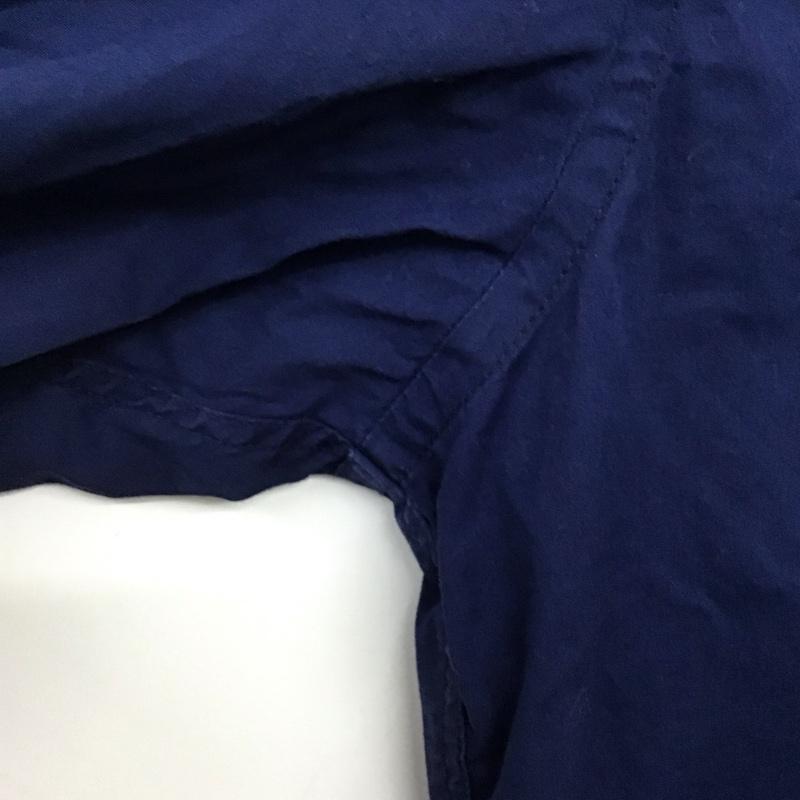 バーバリーブラックレーベル BURBERRY BLACK LABEL シャツ、ブラウス 長袖 長袖シャツ 無地シャツ カラーシャツ 3 ロゴ、文字 紺 / ネイビー /  メンズ USED 古着 中古 10132811