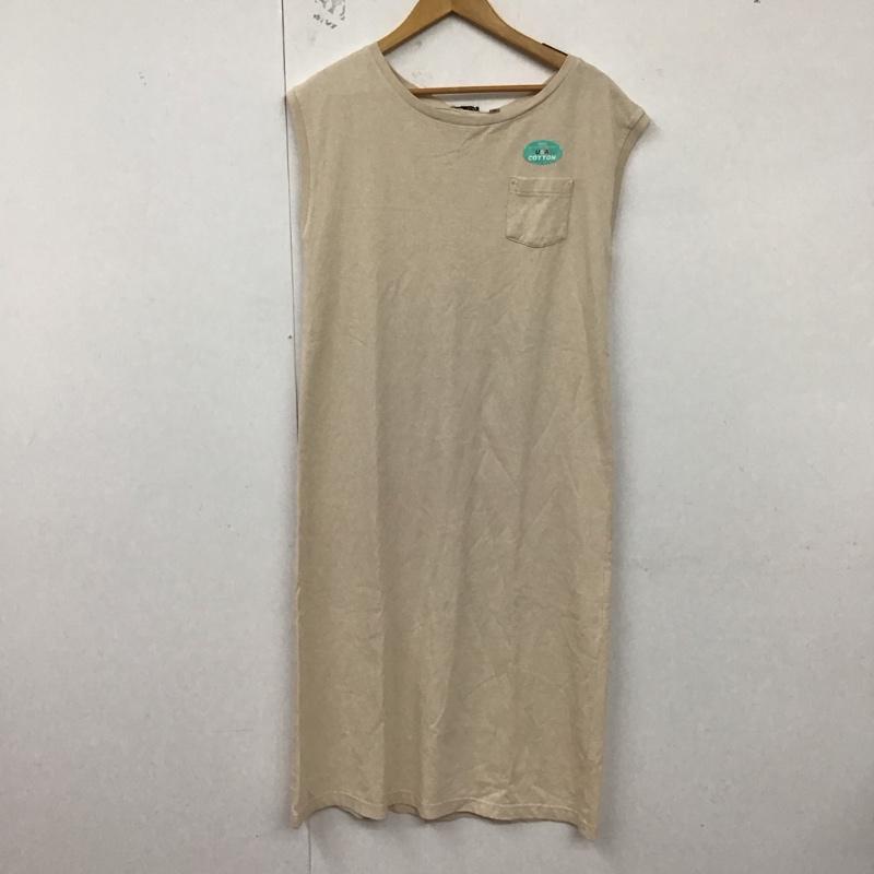 ニコアンド niko and... ワンピース ロングスカート M 無地 ベージュ / ベージュ /  レディース USED 古着 中古 10128880
