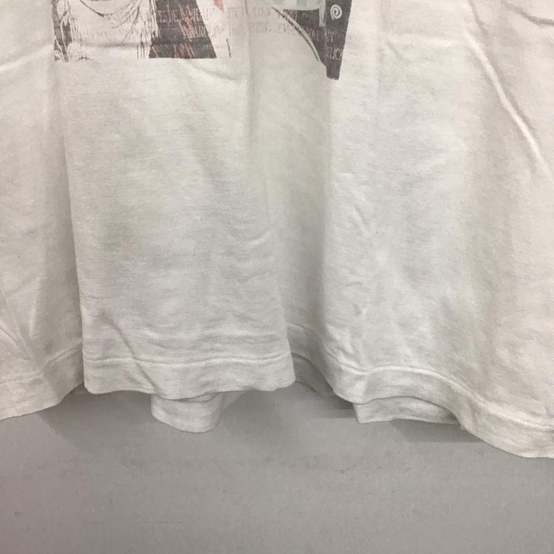 古着 USED Tシャツ 半袖 半袖カットソー プリントTシャツ クルーネックカットソー 90s M プリント 白 / ホワイト /  メンズ USED 古着 中古 10136230