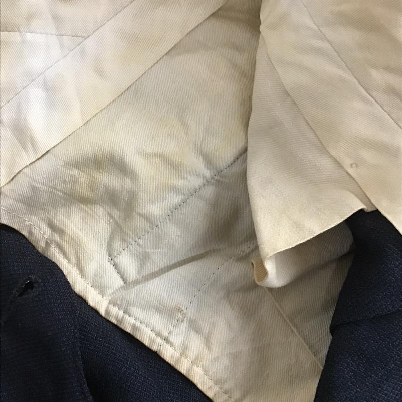 古着 USED パンツ スラックス スラックス ワイドパンツ カジュアルパンツ ストレートパンツ 60s 無地 紺 / ネイビー /  メンズ USED 古着 中古 10106258