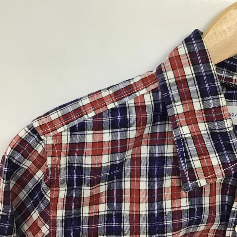 ナノユニバース nano・universe シャツ、ブラウス 長袖 NDC13SH368JM 胸ポケット L チェック マルチカラー / マルチカラー /  メンズ USED 古着 中古 10133578