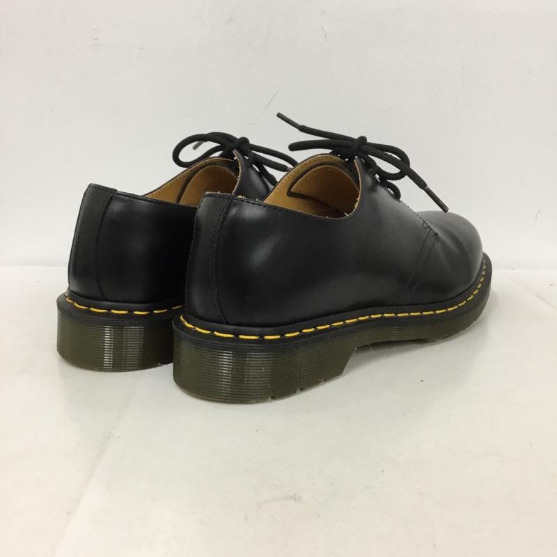 ドクターマーチン Dr.Martens 革靴 革靴 AW004 1461 3ホール UK8 US：9 無地 黒 / ブラック /  メンズ USED 古着 中古 10148412