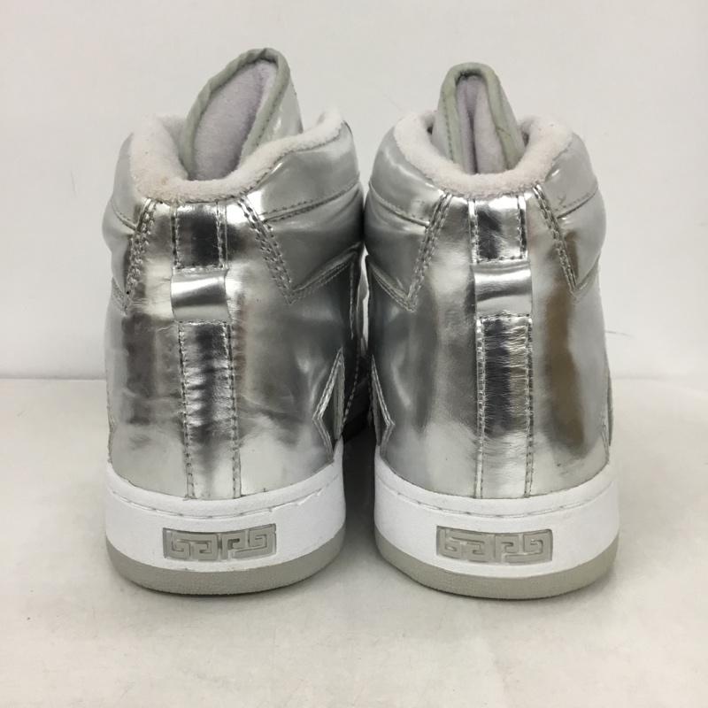 アベイシングエイプ A BATHING APE スニーカー スニーカー 2008FS-039 BAPESTA ベイプスタ ハイカット 10.5 箱有 2007年 ロゴ、文字 銀 / シルバー /  メンズ USED 古着 中古 10145439
