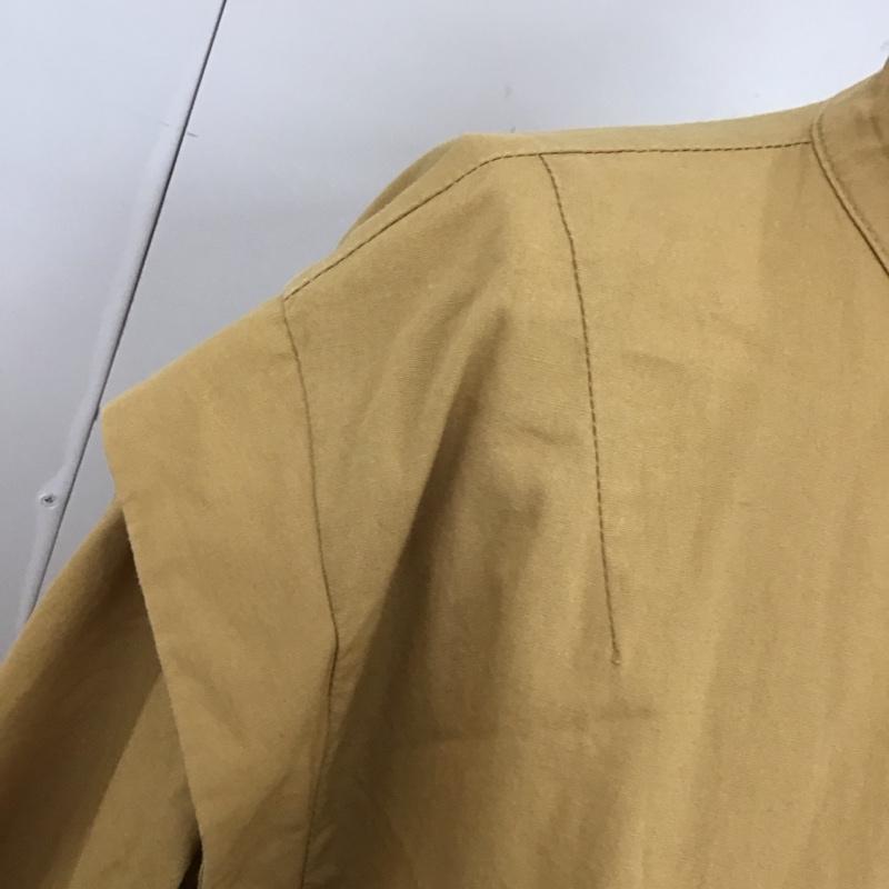 フリークスストア FREAK S STORE ワンピース ロングスカート 221-3140 長袖ワンピース ロングワンピース 前開きシャツワンピース FREE 無地 ベージュ / ベージュ /  レディース USED 古着 中古 10110230