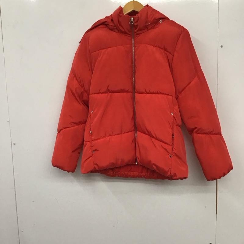 ザラ ZARA ジャケット、上着 ジャンパー、ブルゾン ジップアップジャケット ナイロンジャケット アウター ダウンジャケット 無地 赤 / レッド /  ガールズ USED 古着 中古 10135436