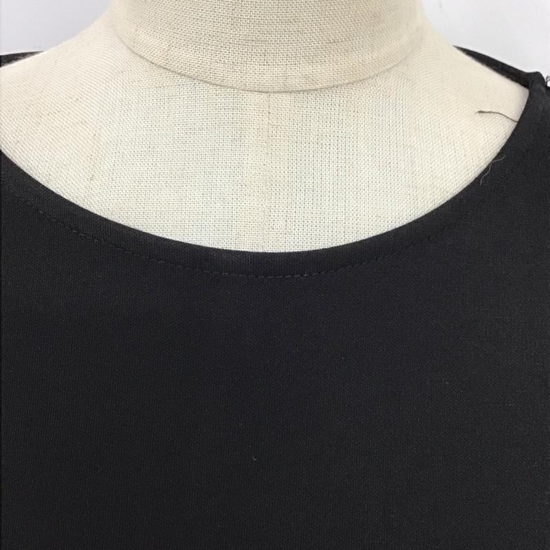 ザラ ZARA ワンピース ロングスカート 1198 462 800 長袖 S 無地 黒 / ブラック /  レディース USED 古着 中古 10119607