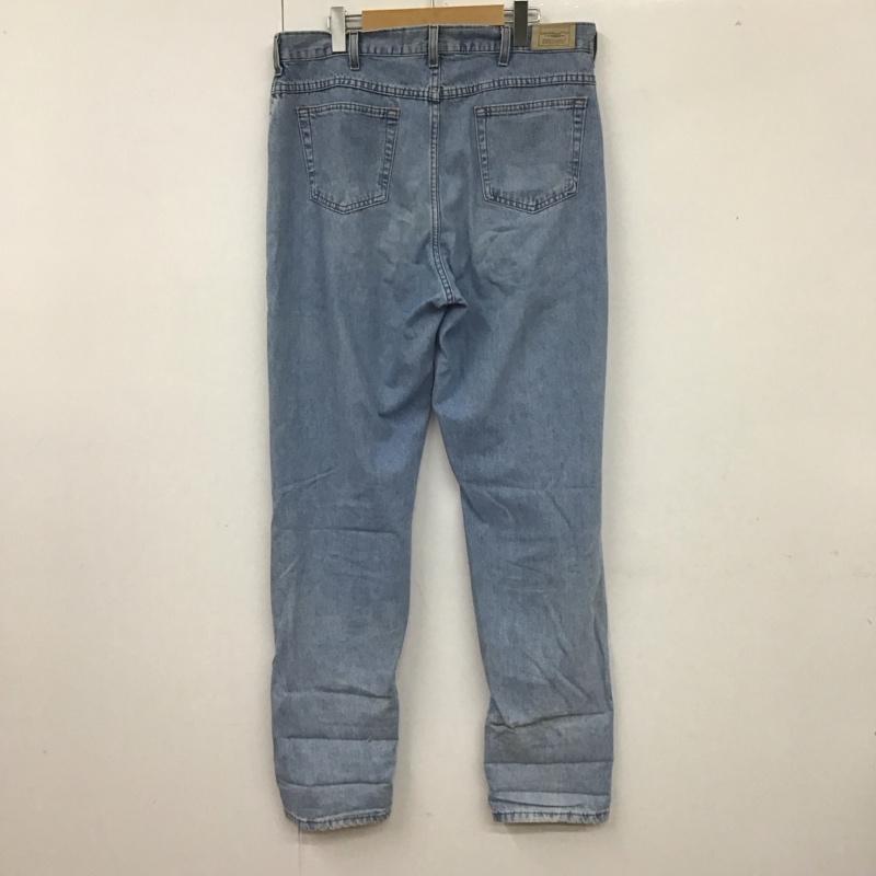 エルエルビーン L.L.Bean パンツ デニム、ジーンズ デニムパンツ ストレートパンツ ワイドパンツ カジュアルパンツ 無地 インディゴ / インディゴ /  メンズ USED 古着 中古 10107670