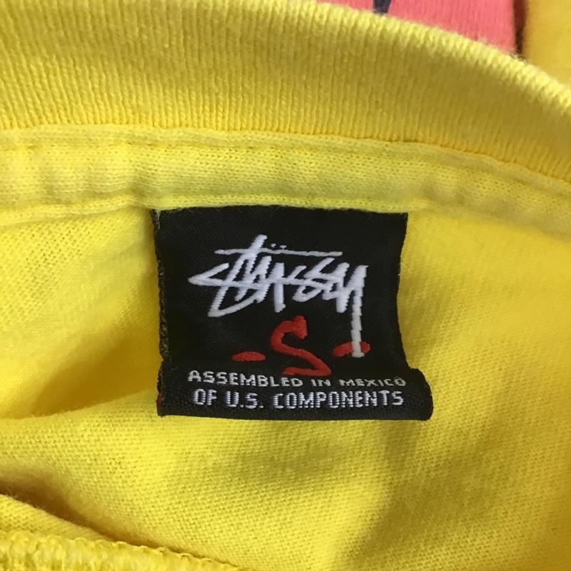ステューシー STUSSY Tシャツ 半袖 S プリント 黄 / イエロー /  メンズ USED 古着 中古 10106084