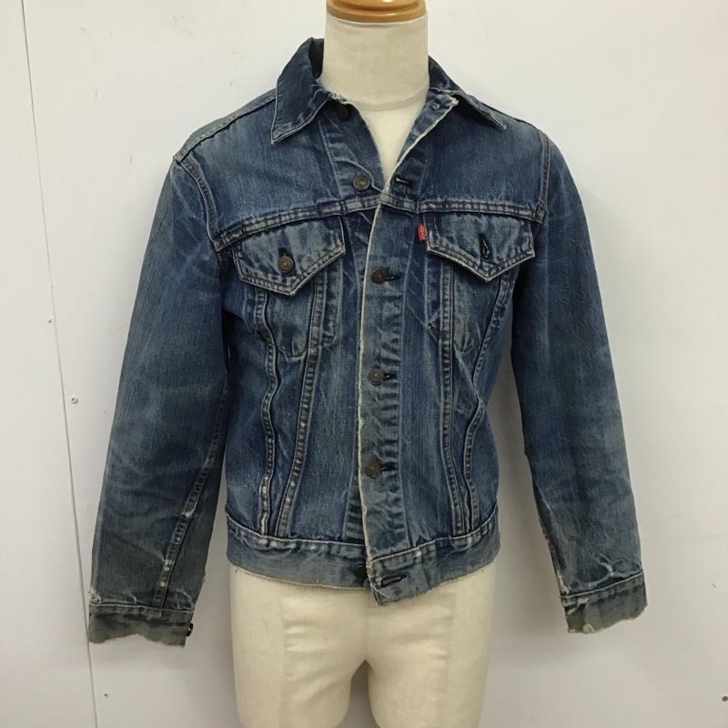 リーバイス Levi s ジャケット、上着 ジャケット、ブレザー デニムジャケット カラージャケット 長袖ジャケット ブルゾン Gジャン 無地 インディゴ / インディゴ /  メンズ USED 古着 中古 10124201