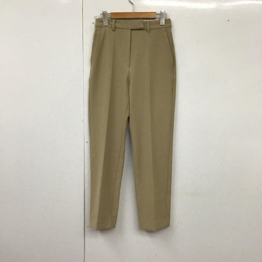 ミラオーウェン Mila Owen パンツ スラックス 09WFP222300 後ゴムテーパードパンツ 0 無地 ベージュ / ベージュ /  レディース USED 古着 中古 10129191