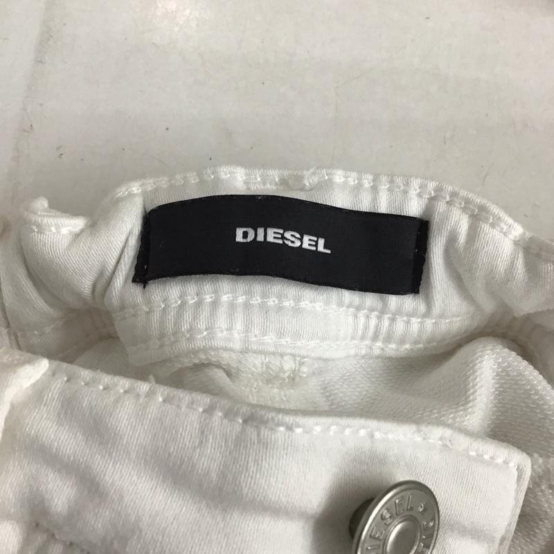 ディーゼル DIESEL パンツ デニム、ジーンズ 8 無地 白 / ホワイト /  ガールズ USED 古着 中古 10129784
